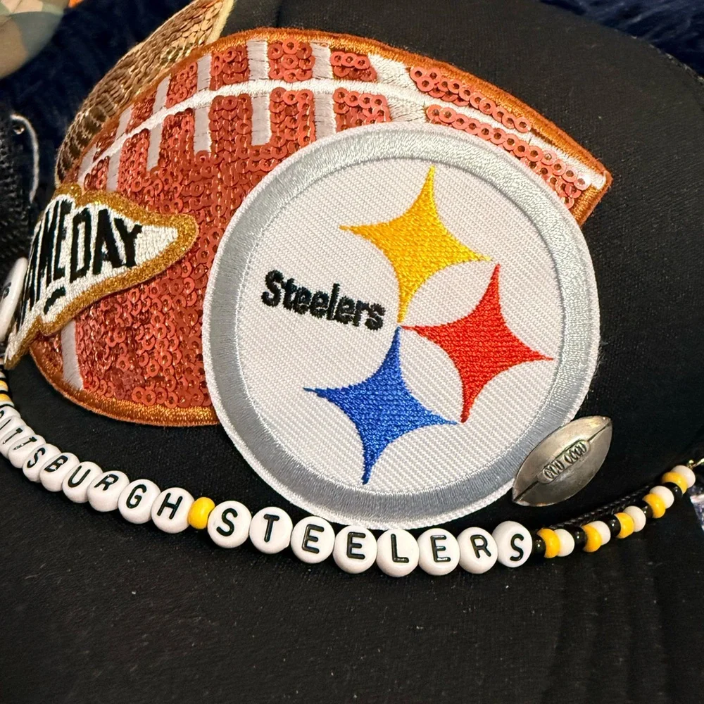 NFL Pittsburgh Steelers playoff game day ready trucker hat NWOT